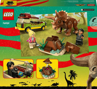 LEGO 76959 Triceratops Research LEGO JURASSIC WORLD @ 2TTOYS LEGO €. 52.99