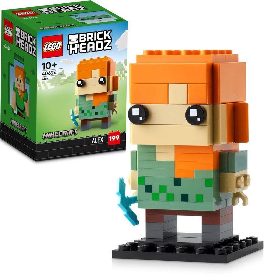 LEGO Alex Minecraft 40624 Brickheadz @ 2TTOYS | Official LEGO shop😊🥰 LEGO €. 8.99