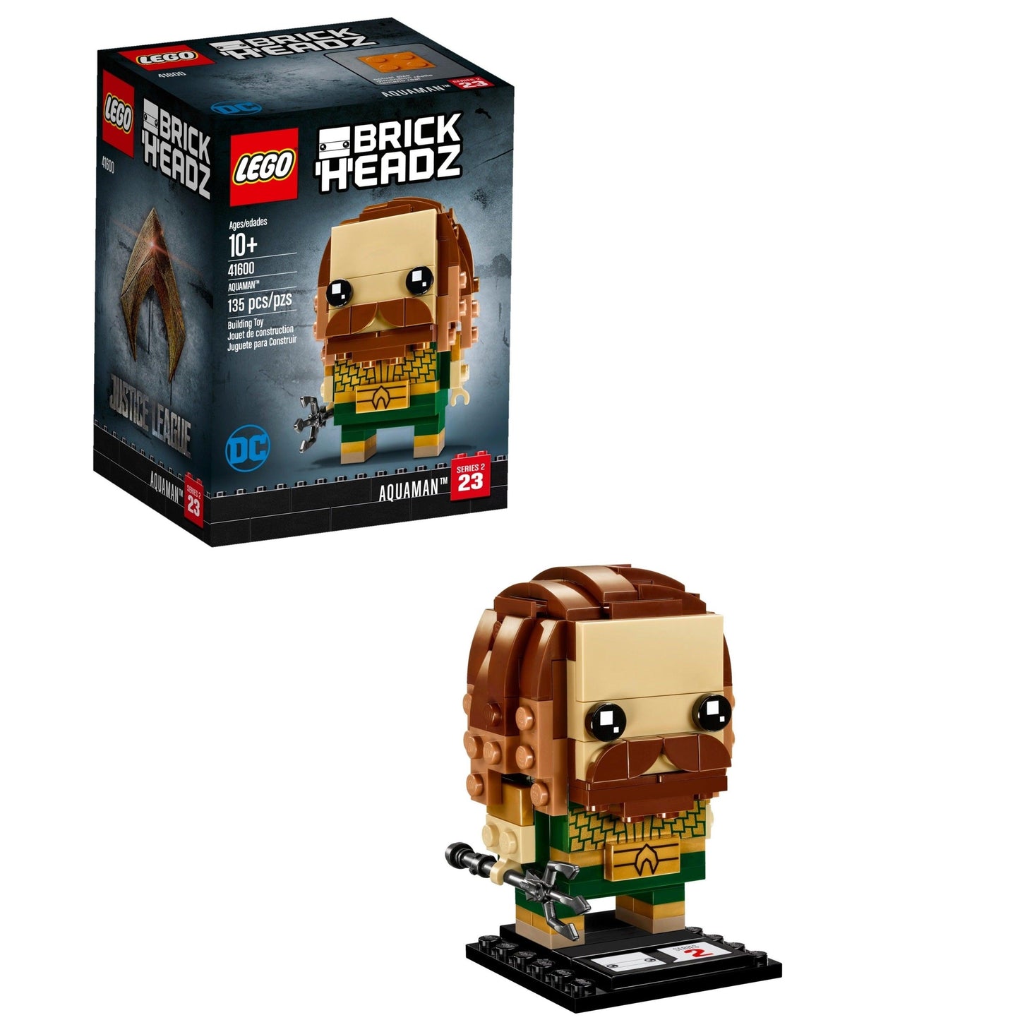 LEGO Aquaman 41600 BrickHeadz LEGO BrickHeadz @ 2TTOYS | Official LEGO shop😊🥰 LEGO €. 6.99