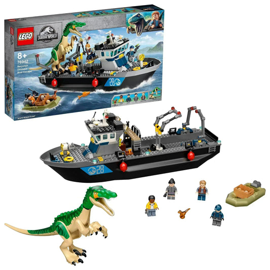LEGO Baryonyx Dinosaur Boat Escape 76942 Jurassic World LEGO JURASSIC WORLD @ 2TTOYS LEGO €. 99.99