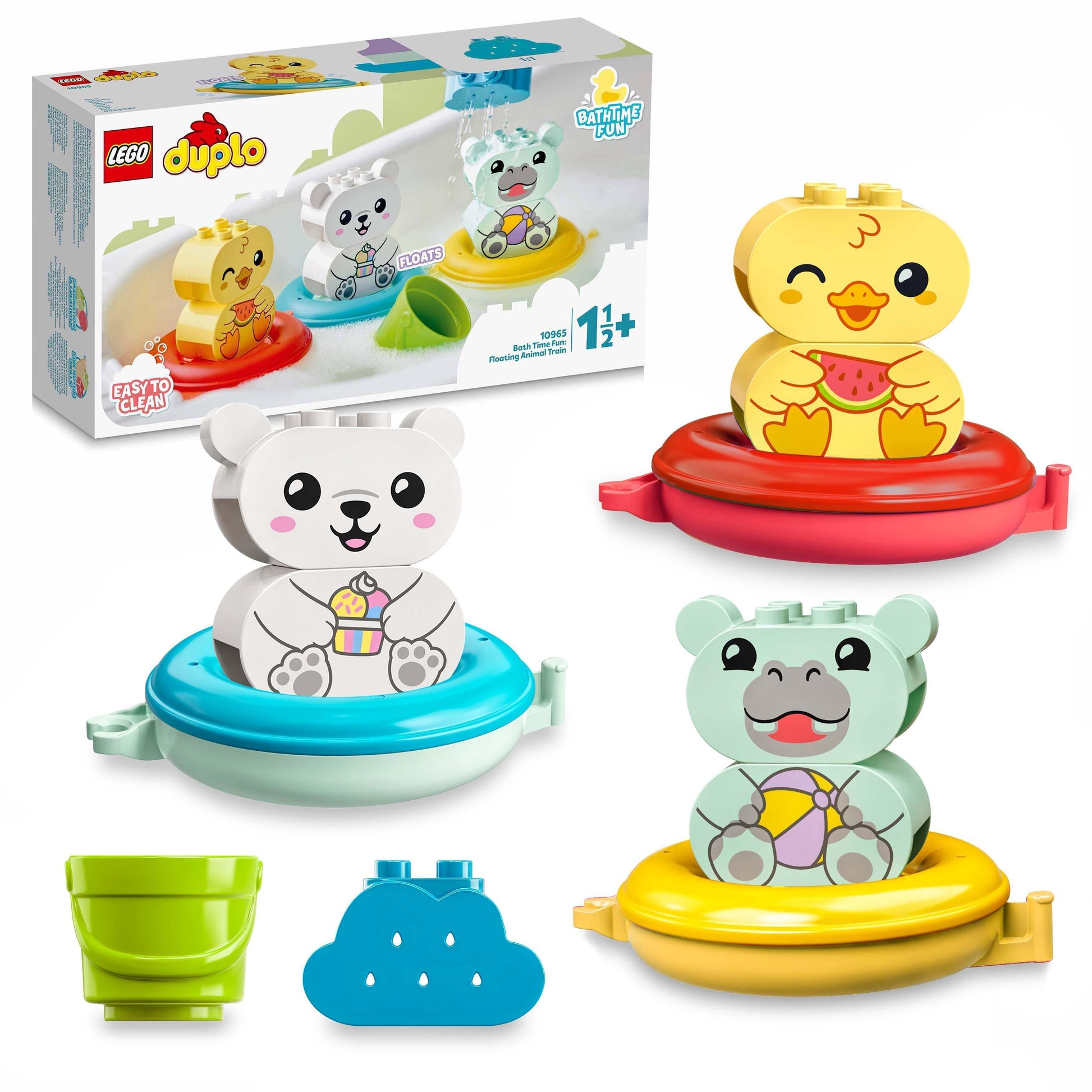 LEGO Bath Time Fun: Floating Animal Train 10965 DUPLO LEGO DUPLO PLEZIER IN BAD @ 2TTOYS | Official LEGO shop😊🥰 LEGO €. 19.99