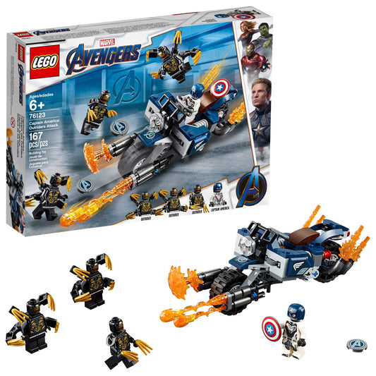 LEGO Captain America: Outriders Attack 76123 Marvel Super Heroes LEGO Captain America: Outriders Attack 76123 Marvel Super Heroes 76123 @ 2TTOYS LEGO €. 19.99