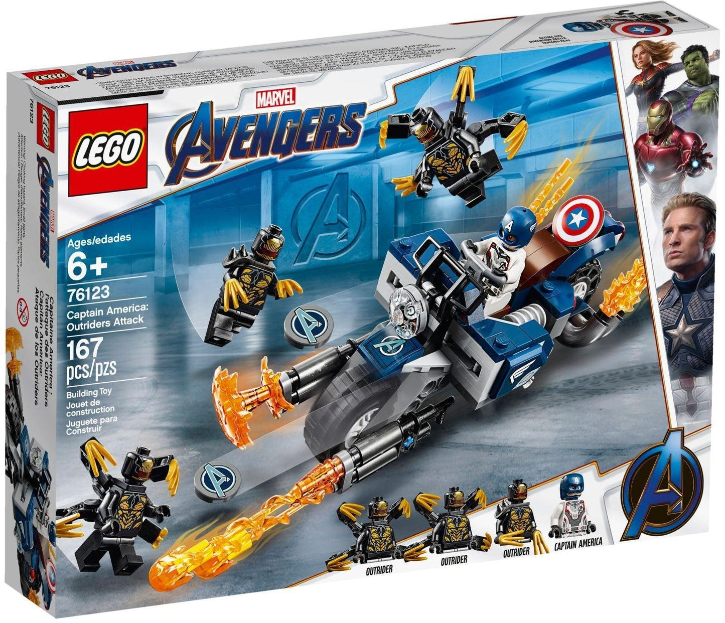 LEGO Captain America: Outriders Attack 76123 Marvel Super Heroes LEGO Captain America: Outriders Attack 76123 Marvel Super Heroes 76123 @ 2TTOYS LEGO €. 19.99