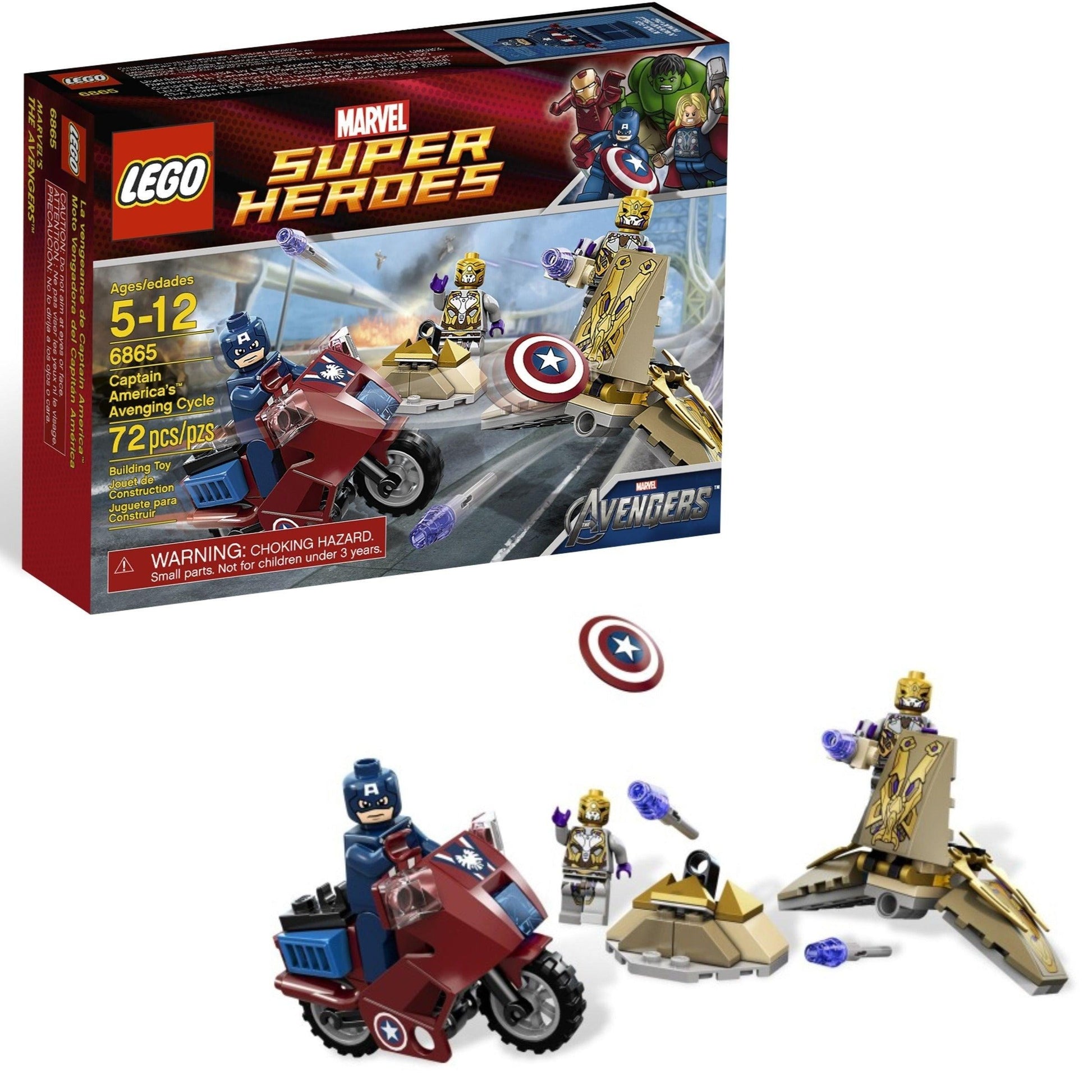 LEGO Captain America's Avenging Cycle 6865 Marvel Super Heroes LEGO Captain America's Avenging Cycle 6865 Marvel Super Heroes 6865 @ 2TTOYS | Official LEGO shop😊🥰 LEGO €. 12.99