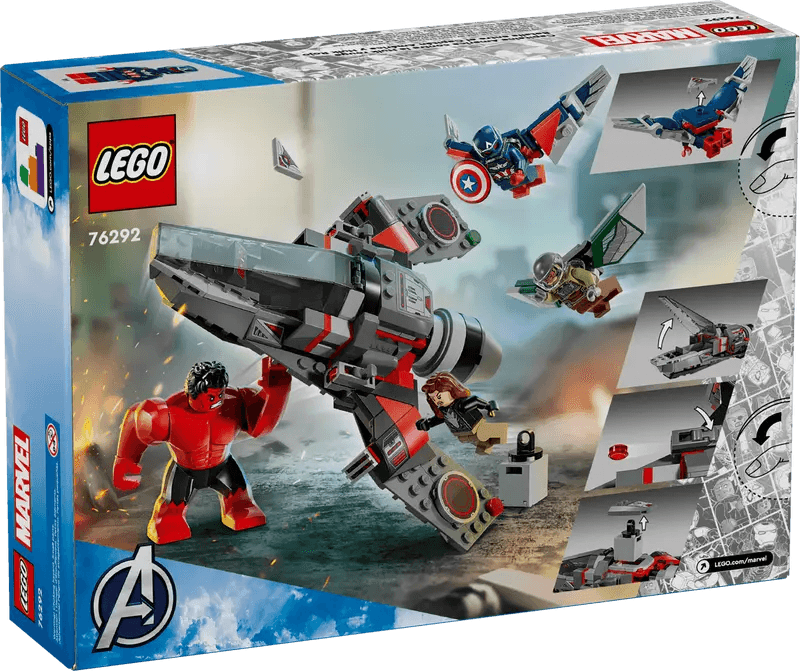 LEGO Captain America vs. Red Hulk duel 76292 Superheroes LEGO @ 2TTOYS | Official LEGO shop😊🥰 LEGO €. 46.49