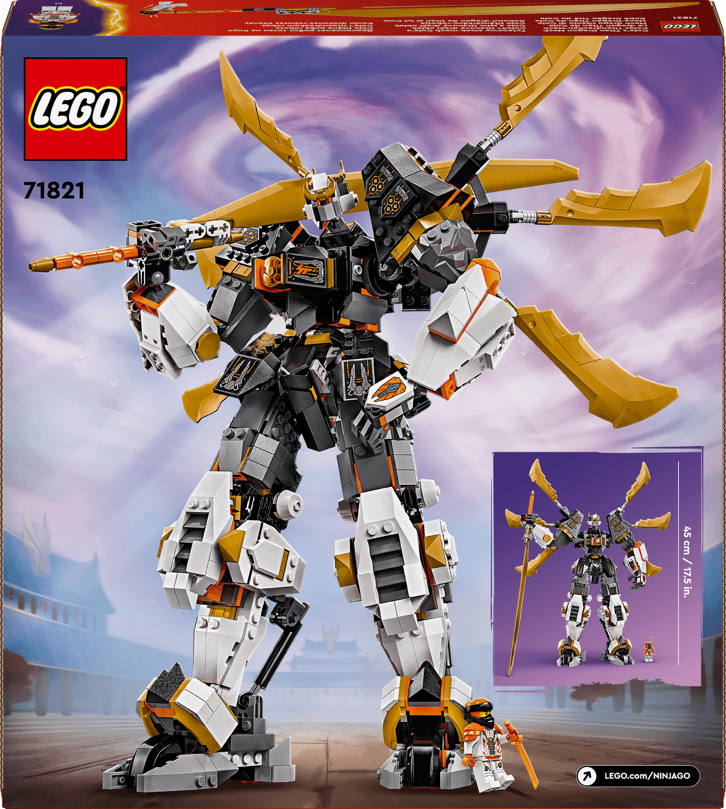 LEGO Cole's Titanium Dragon Mecha 71821 Ninjago LEGO Ninjago @ 2TTOYS LEGO €. 99.99