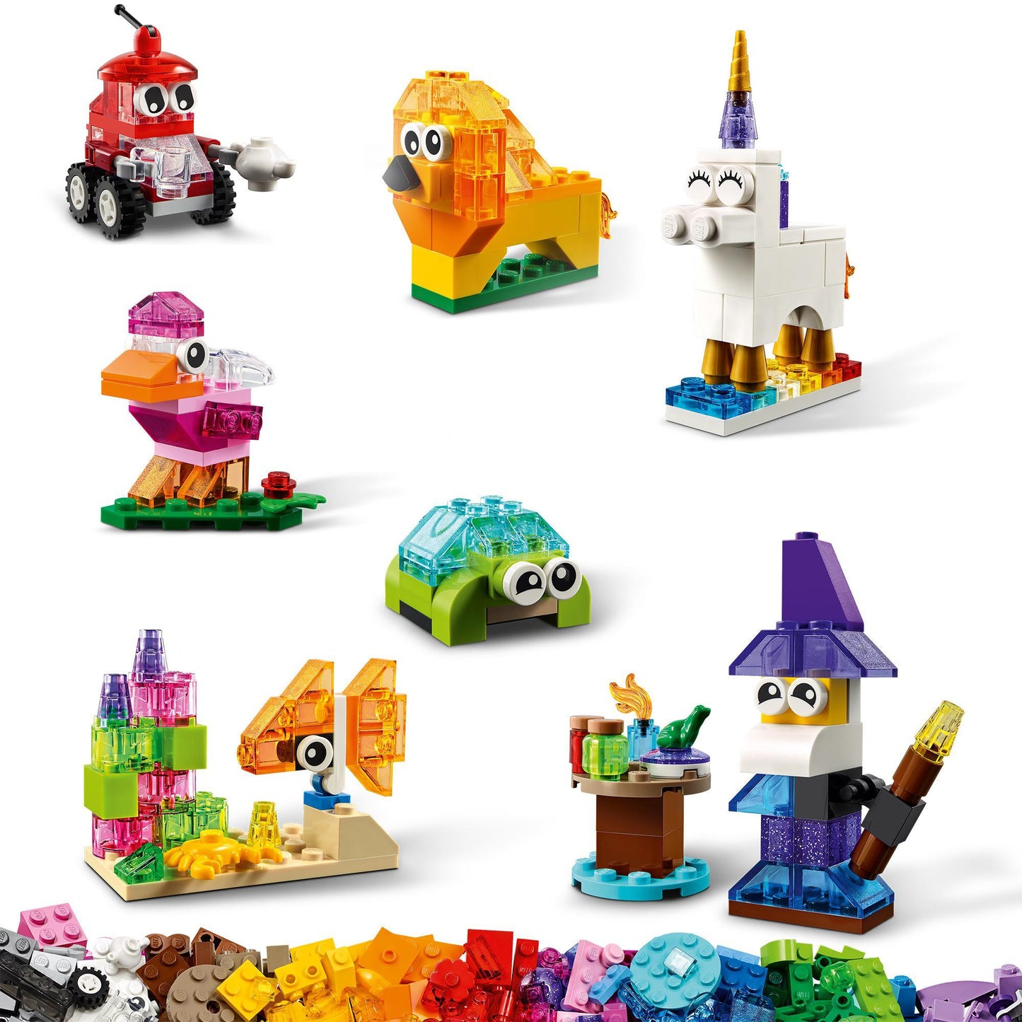 LEGO Creative Transparent Bricks 11013 Classic LEGO CLASSIC @ 2TTOYS LEGO €. 34.99