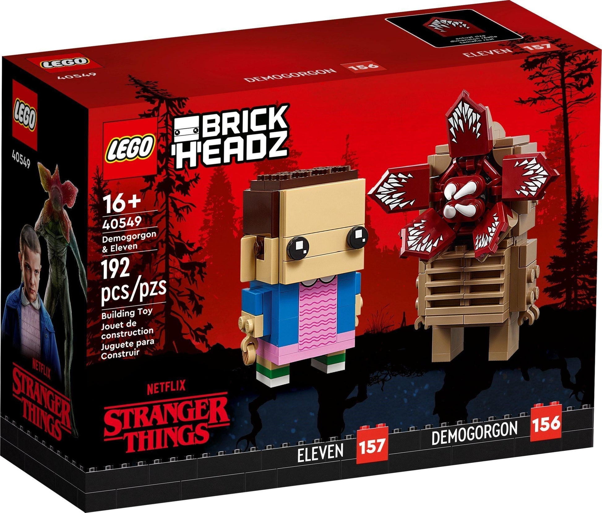 LEGO Demogorgon and Eleven 40549 BrickHeadz LEGO BRICKHEADZ @ 2TTOYS LEGO €. 39.99