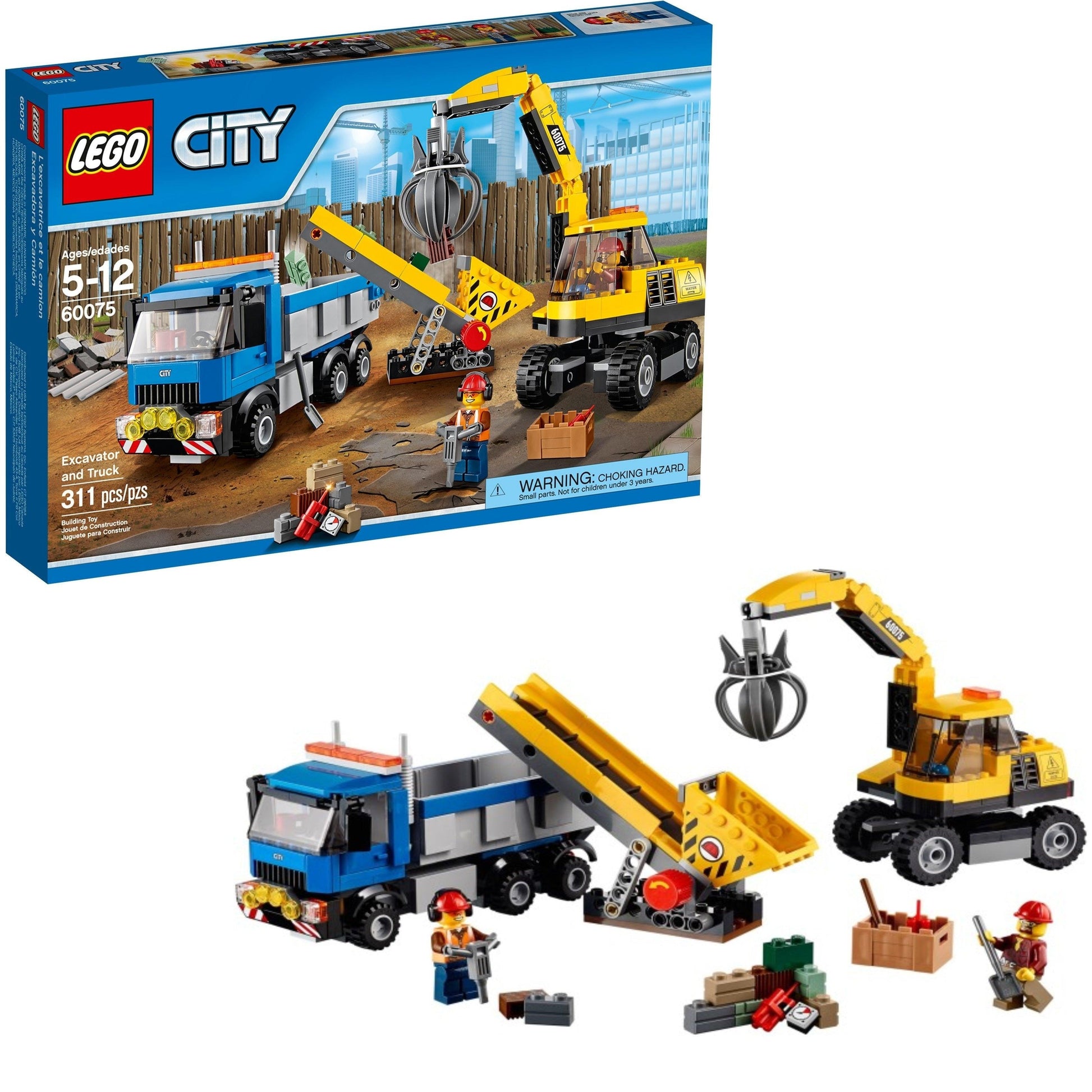 LEGO Excavator and Truck 60075 City LEGO CITY @ 2TTOYS | Official LEGO shop😊🥰 LEGO €. 39.99