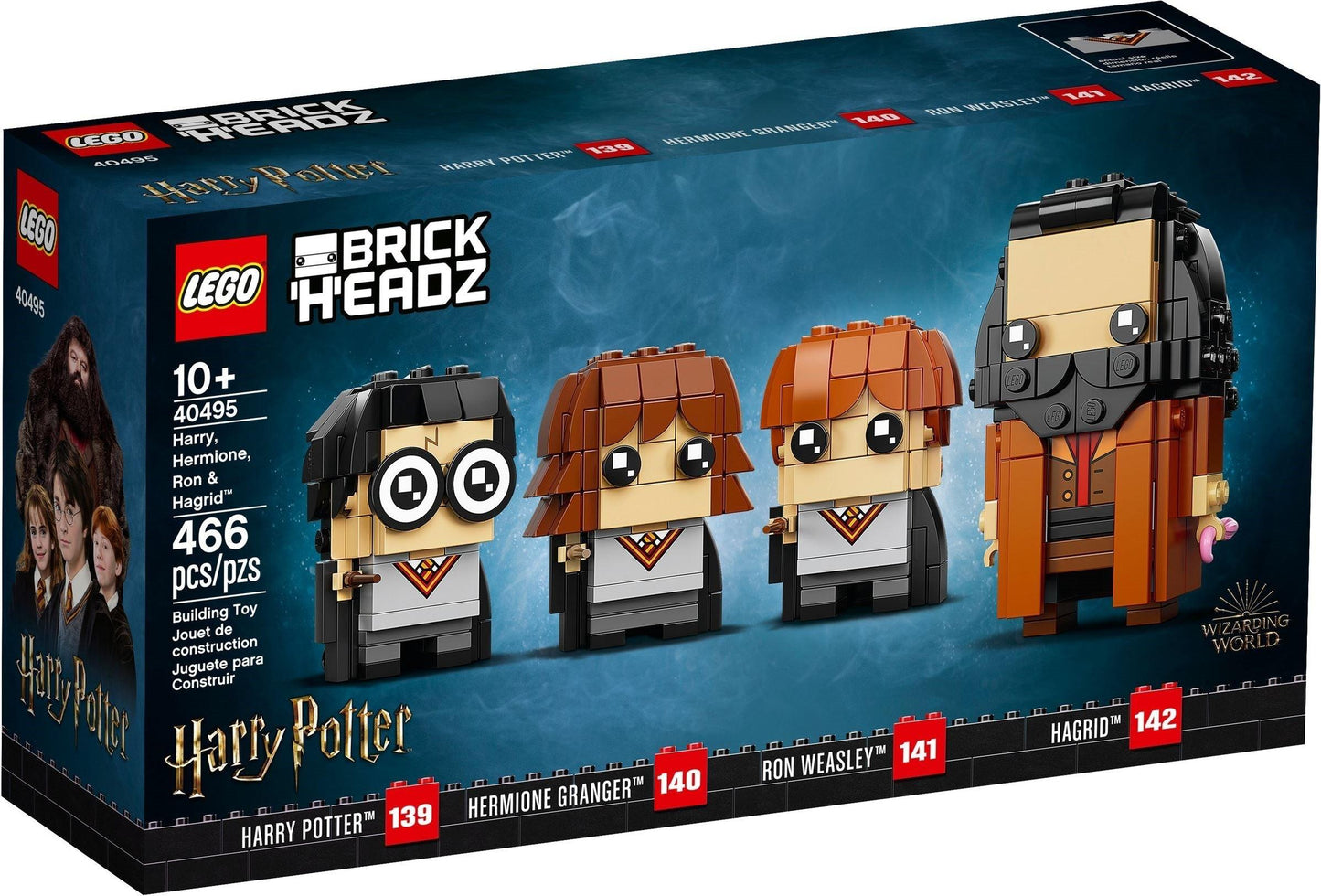 LEGO Harry, Hermione, Ron & Hagrid 40495 BrickHeadz LEGO HARRY POTTER @ 2TTOYS | Official LEGO shop😊🥰 LEGO €. 24.99