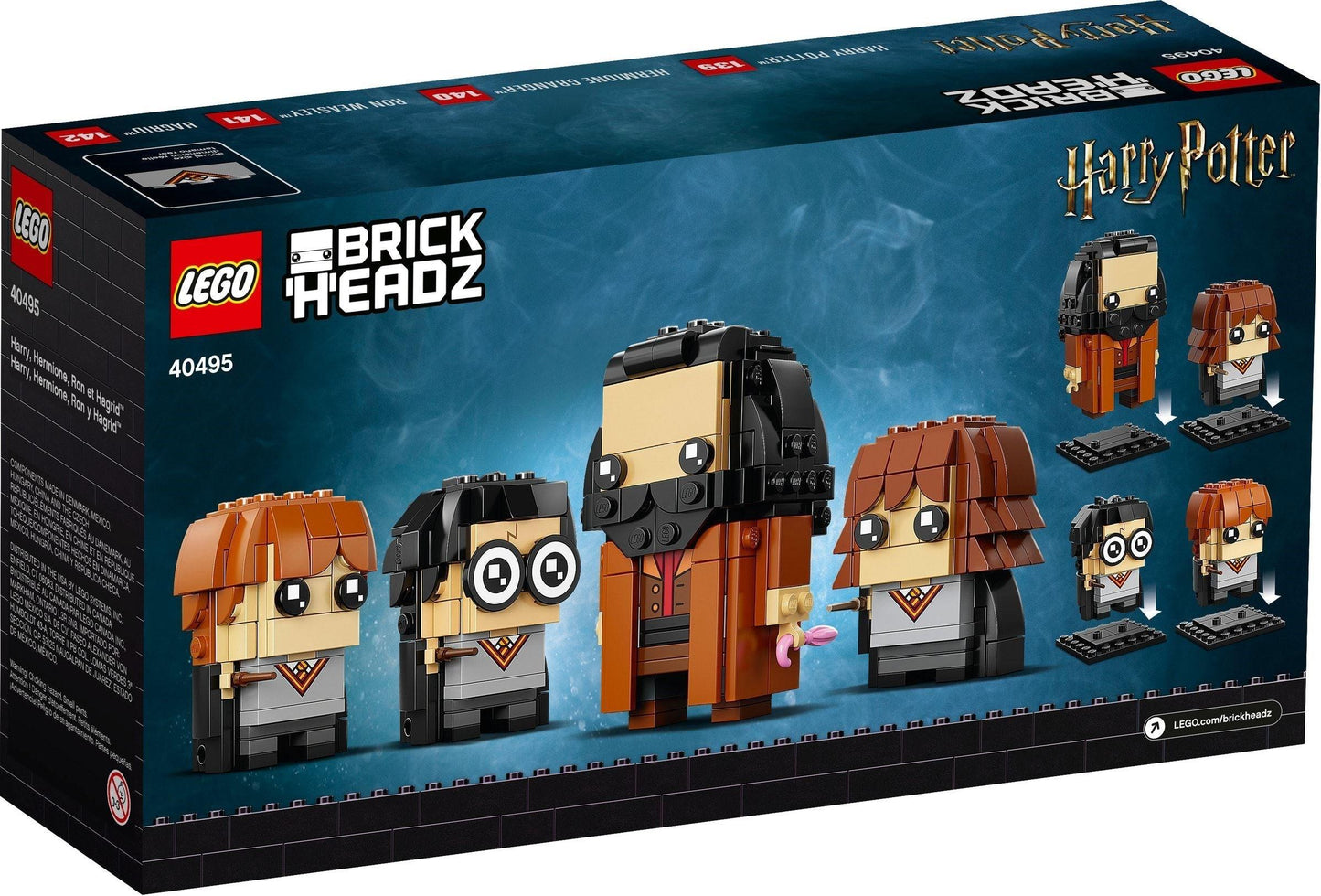 LEGO Harry, Hermione, Ron & Hagrid 40495 BrickHeadz LEGO HARRY POTTER @ 2TTOYS | Official LEGO shop😊🥰 LEGO €. 24.99