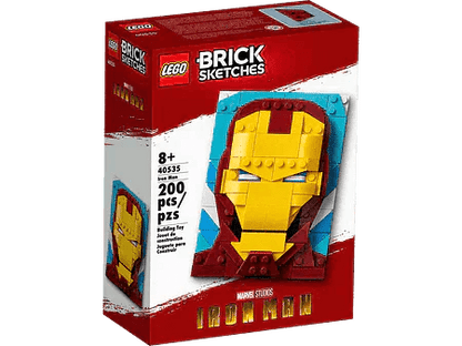 LEGO Iron Man 40535 Brick Sketches LEGO BRICKHEADZ @ 2TTOYS | Official LEGO shop😊🥰 LEGO €. 24.99