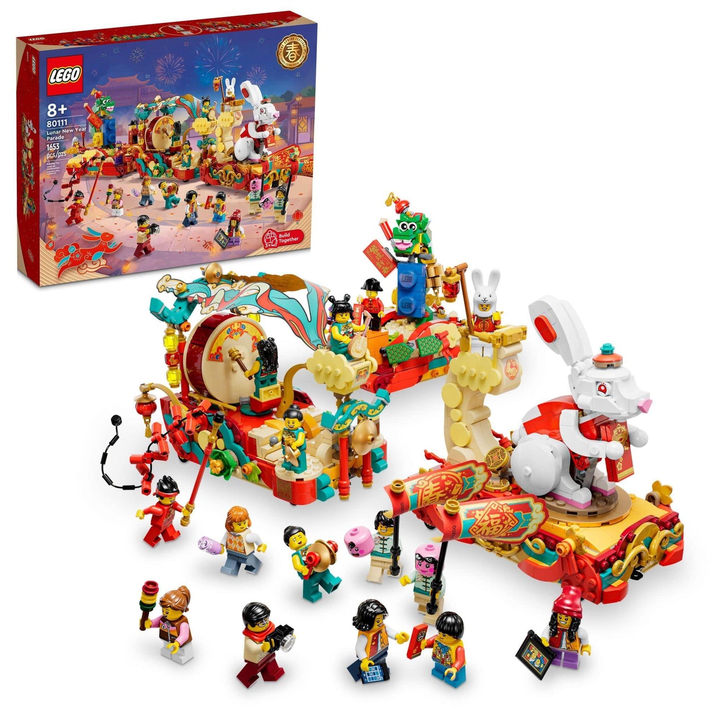 LEGO Lunar New Year Parade 80111 Chinese Newyear LEGO CHINEES NIEUWJAAR @ 2TTOYS LEGO €. 149.99