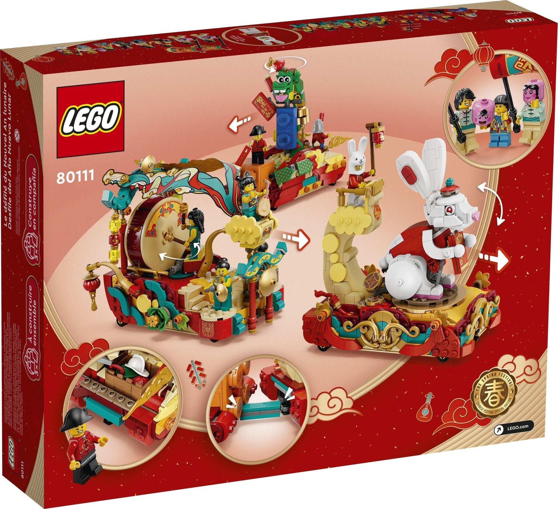 LEGO Lunar New Year Parade 80111 Chinese Newyear LEGO CHINEES NIEUWJAAR @ 2TTOYS | Official LEGO shop😊🥰 LEGO €. 149.99