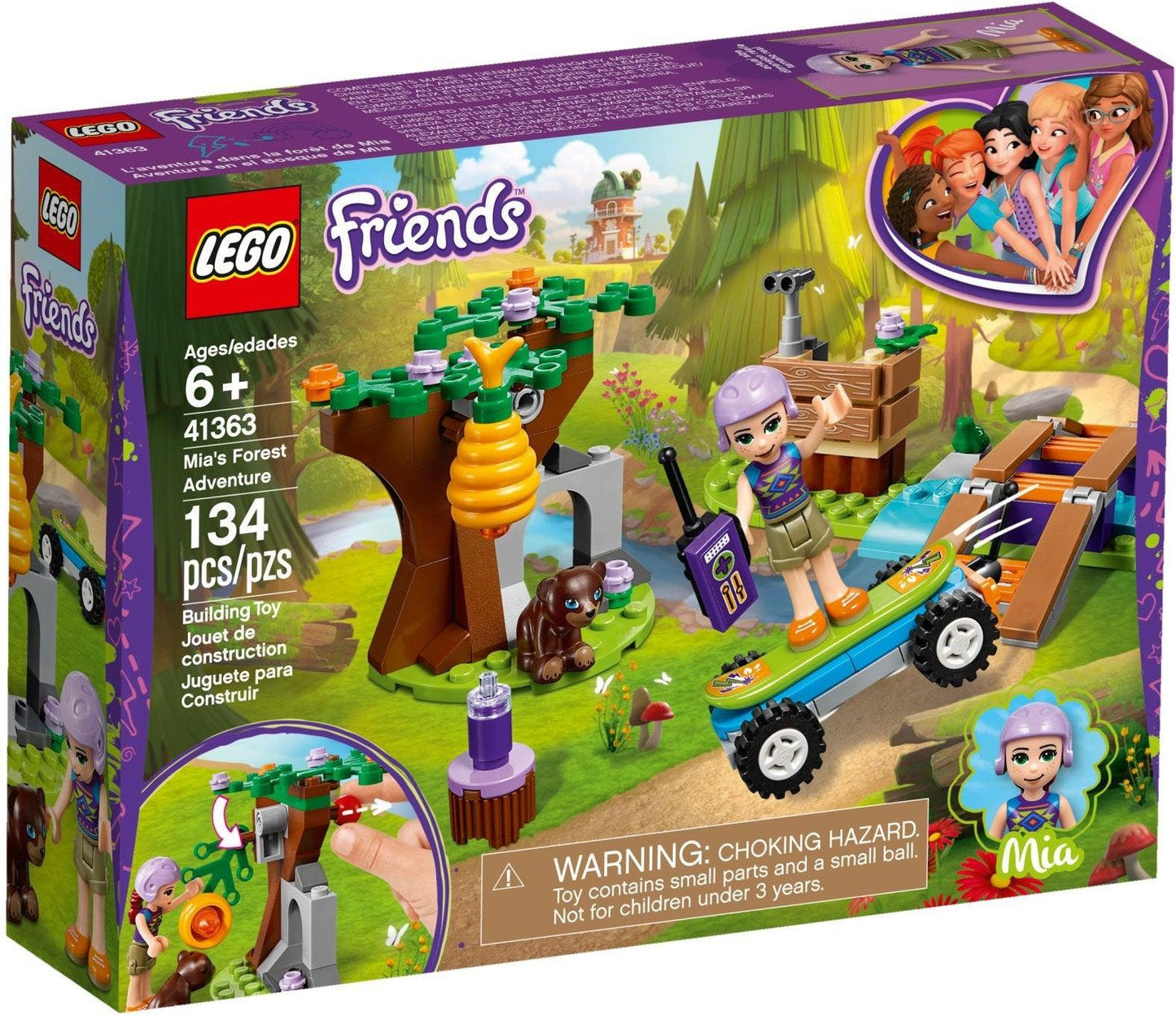 LEGO Mia's Forest Adventure 41363 Friends LEGO FRIENDS @ 2TTOYS | Official LEGO shop😊🥰 LEGO €. 9.99