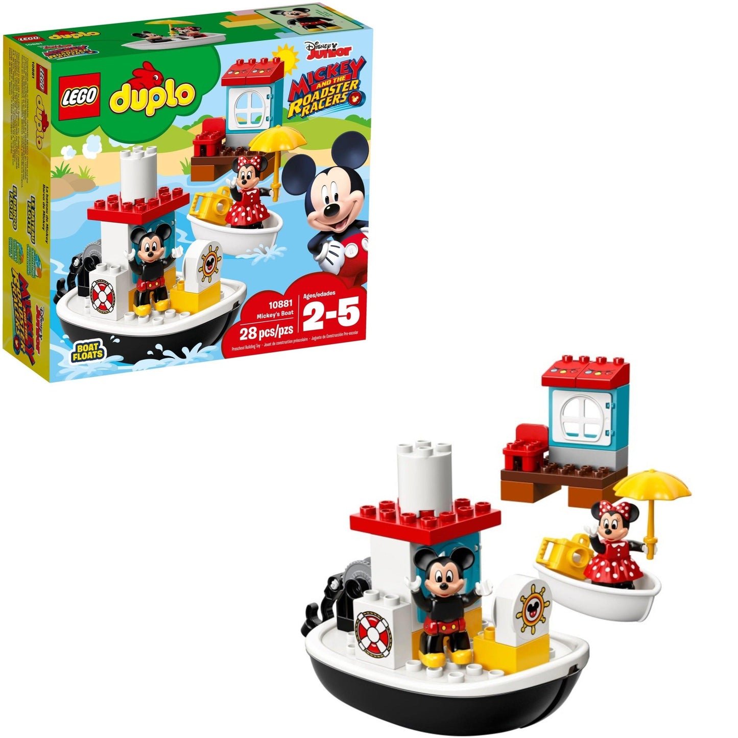 LEGO Mickey's Boat 10881 DUPLO LEGO DUPLO MICKEY MOUSE @ 2TTOYS LEGO €. 29.99