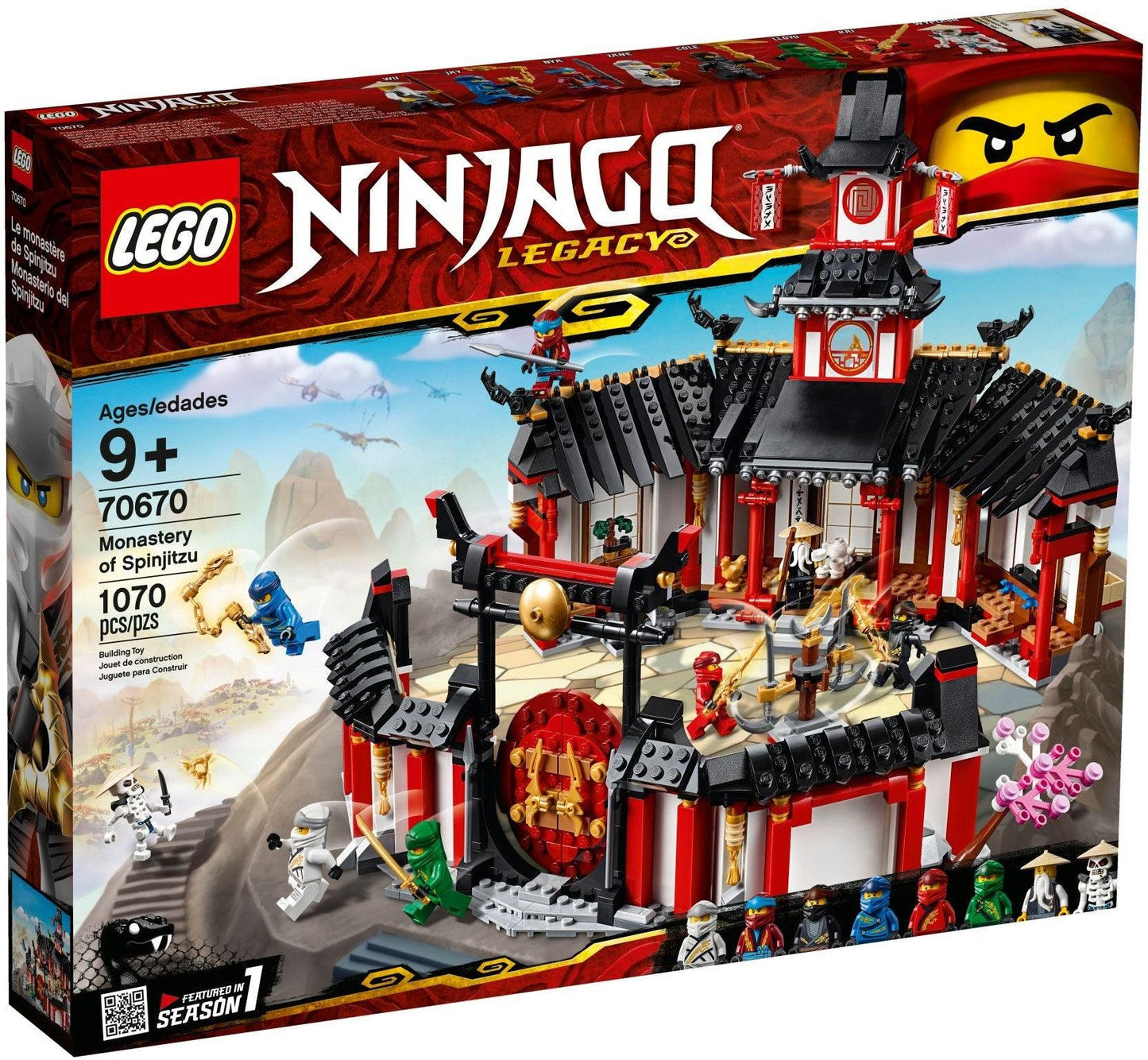 LEGO Monastery of Spinjitzu 70670 Ninjago LEGO NINJAGO @ 2TTOYS | Official LEGO shop😊🥰 LEGO €. 84.99