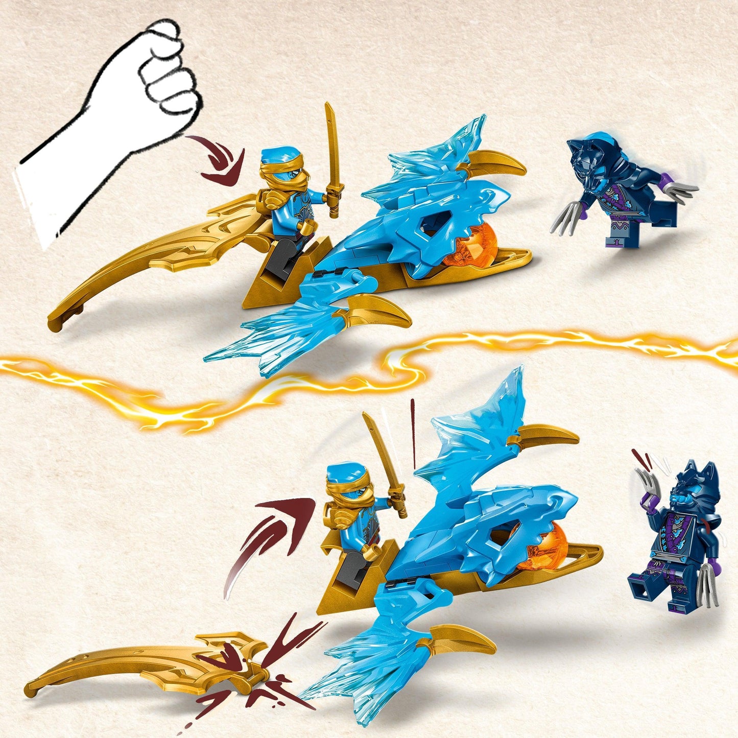 LEGO Nya's Rising Dragon Strike 71802 Ninjago LEGO Ninjago @ 2TTOYS LEGO €. 8.49