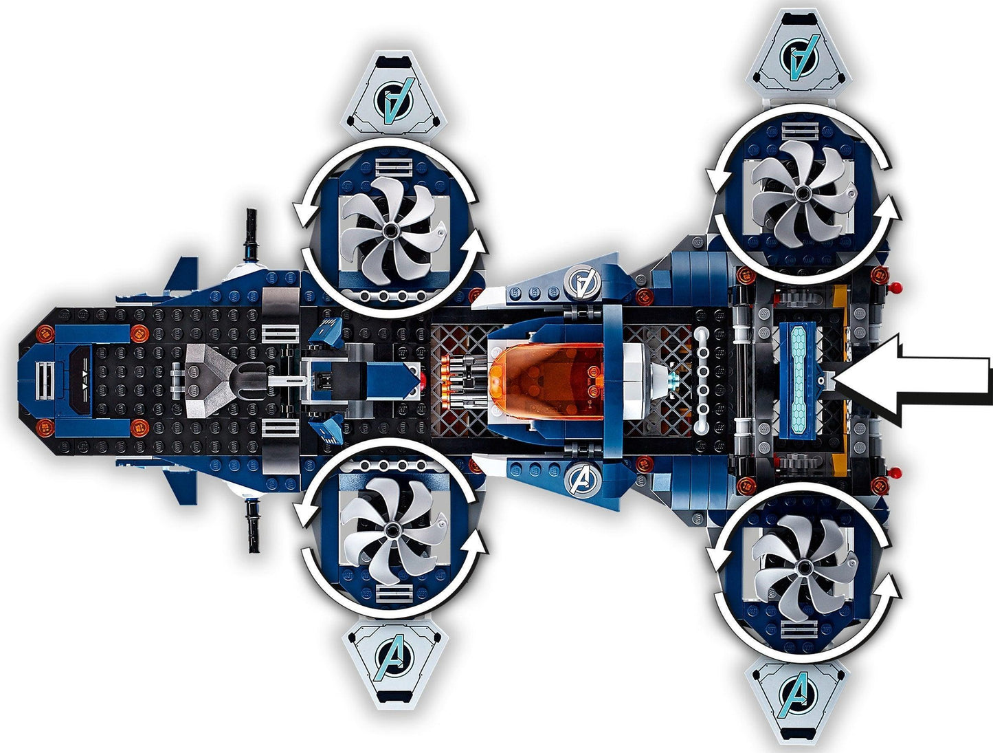 LEGO The Avengers Helicarrier 76153 Superheroes LEGO SUPERHEROES @ 2TTOYS | Official LEGO shop😊🥰 LEGO €. 129.99