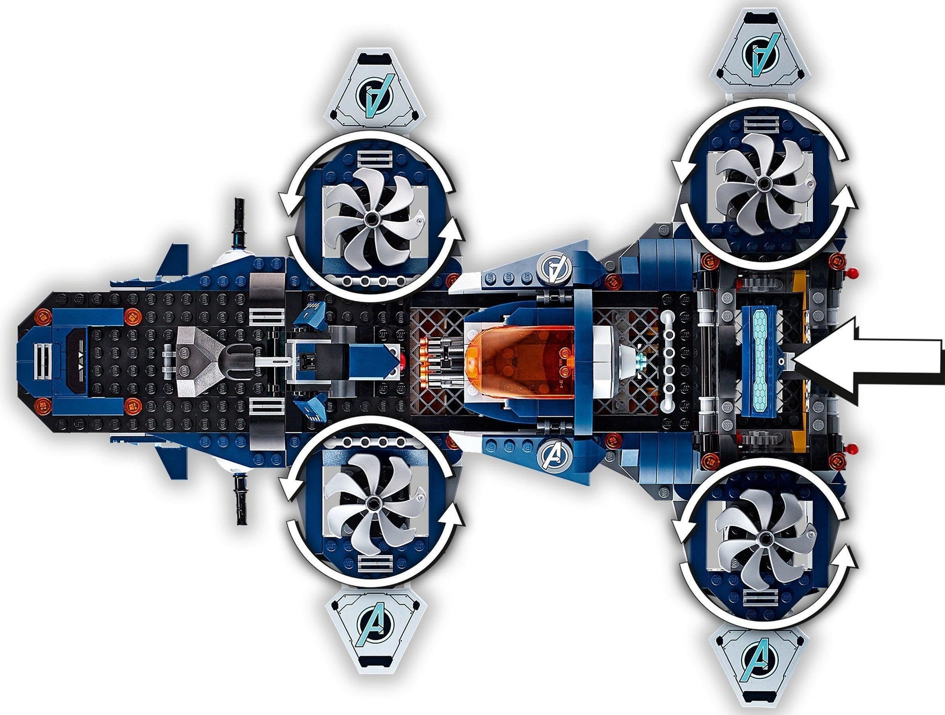 LEGO The Avengers Helicarrier 76153 Superheroes LEGO SUPERHEROES @ 2TTOYS | Official LEGO shop😊🥰 LEGO €. 129.99