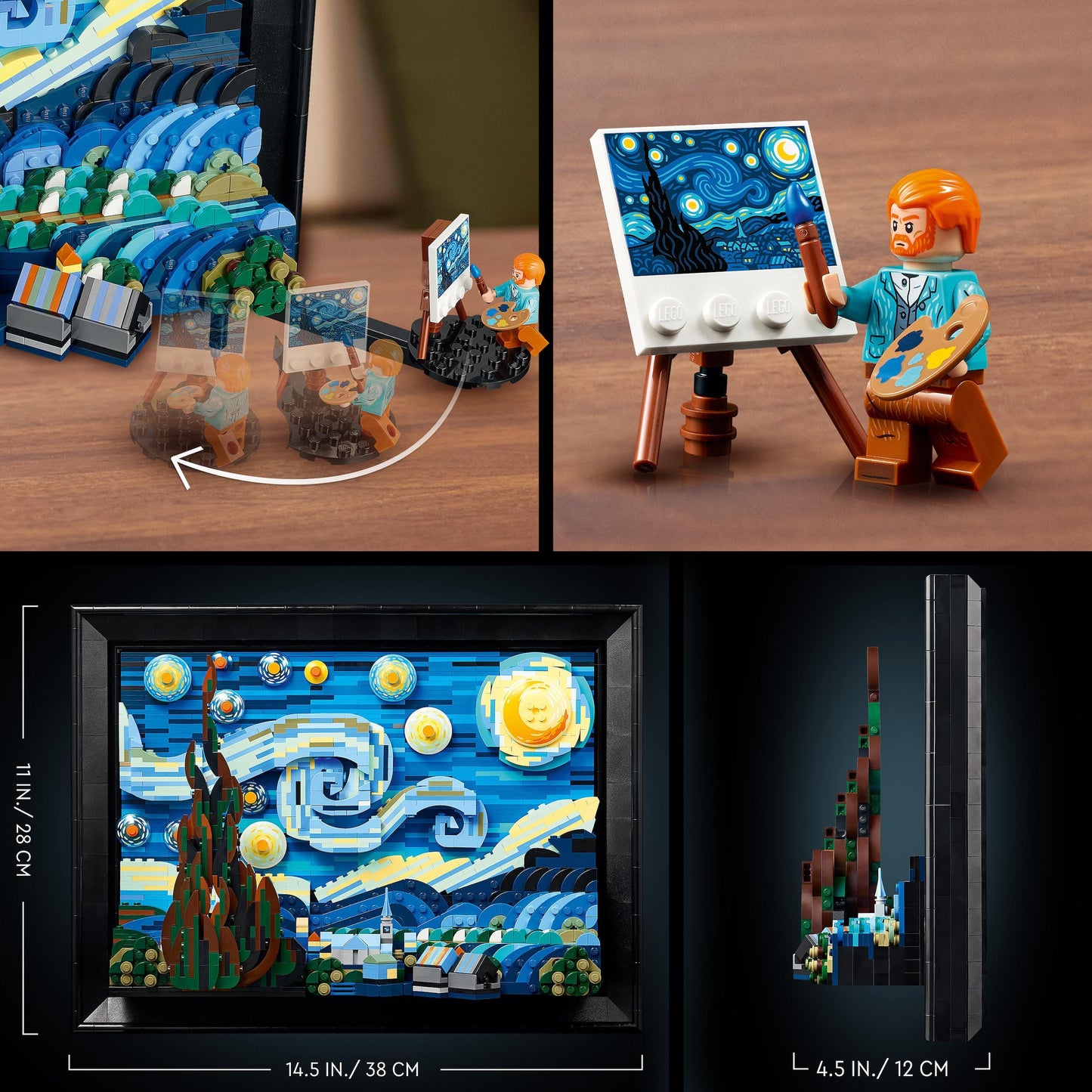 LEGO Vincent van Gogh The Starry Night 21333 Ideas LEGO IDEAS @ 2TTOYS | Official LEGO shop😊🥰 LEGO €. 169.99