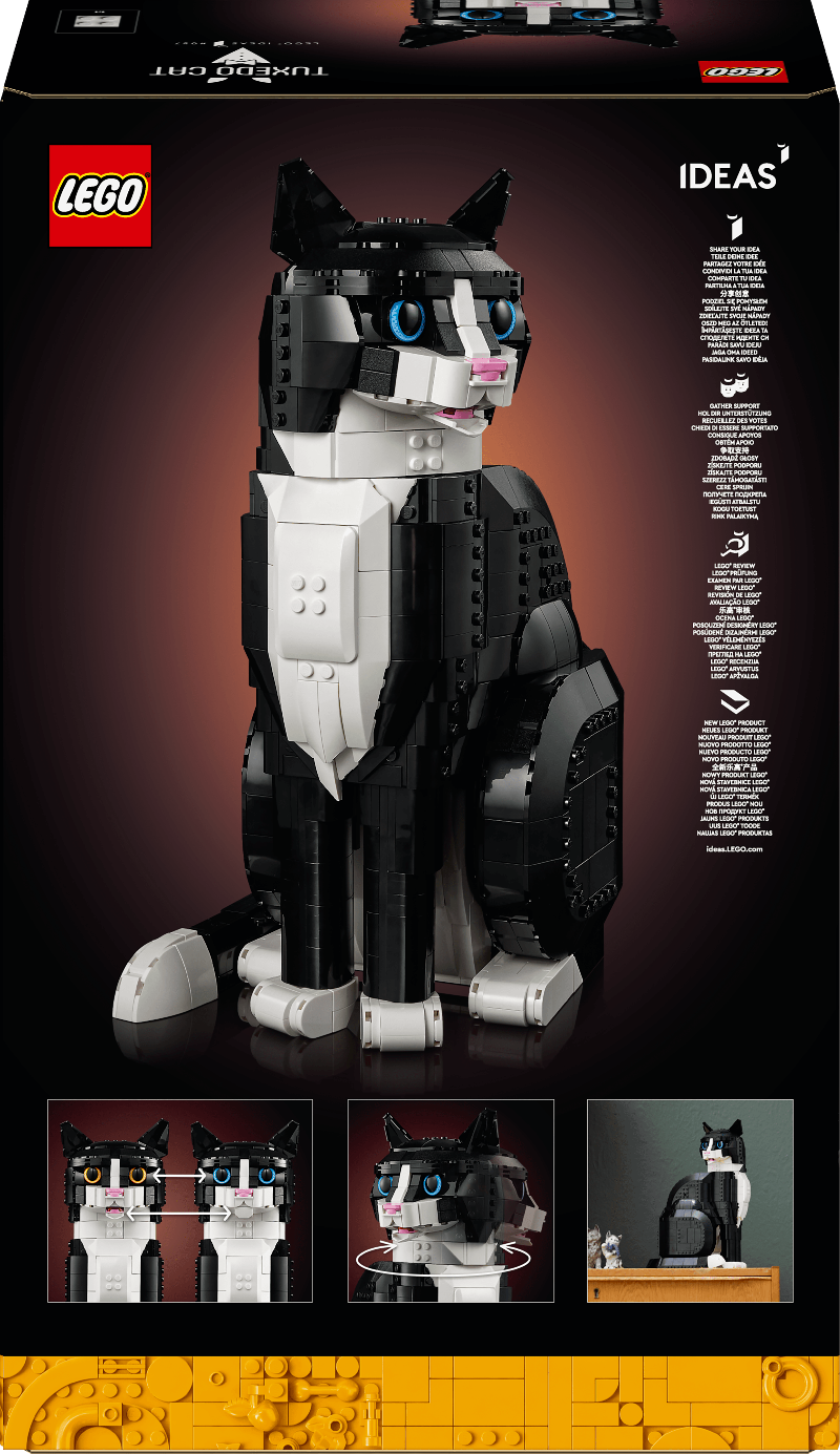 LEGO Zwart-witte Tuxedo kat 21349 Ideas (verwacht) LEGO IDEAS @ 2TTOYS LEGO €. 88.99