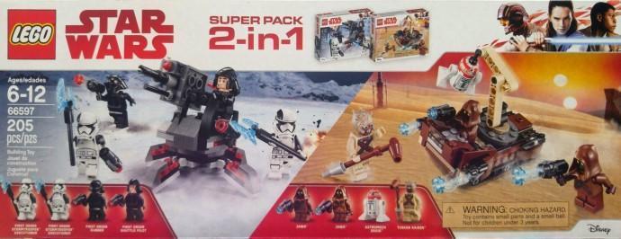 LEGO 2-in-1 Super Pack 66597 Star Wars - Product Collection LEGO STARWARS @ 2TTOYS | Official LEGO shop😊🥰 LEGO €. 4.99