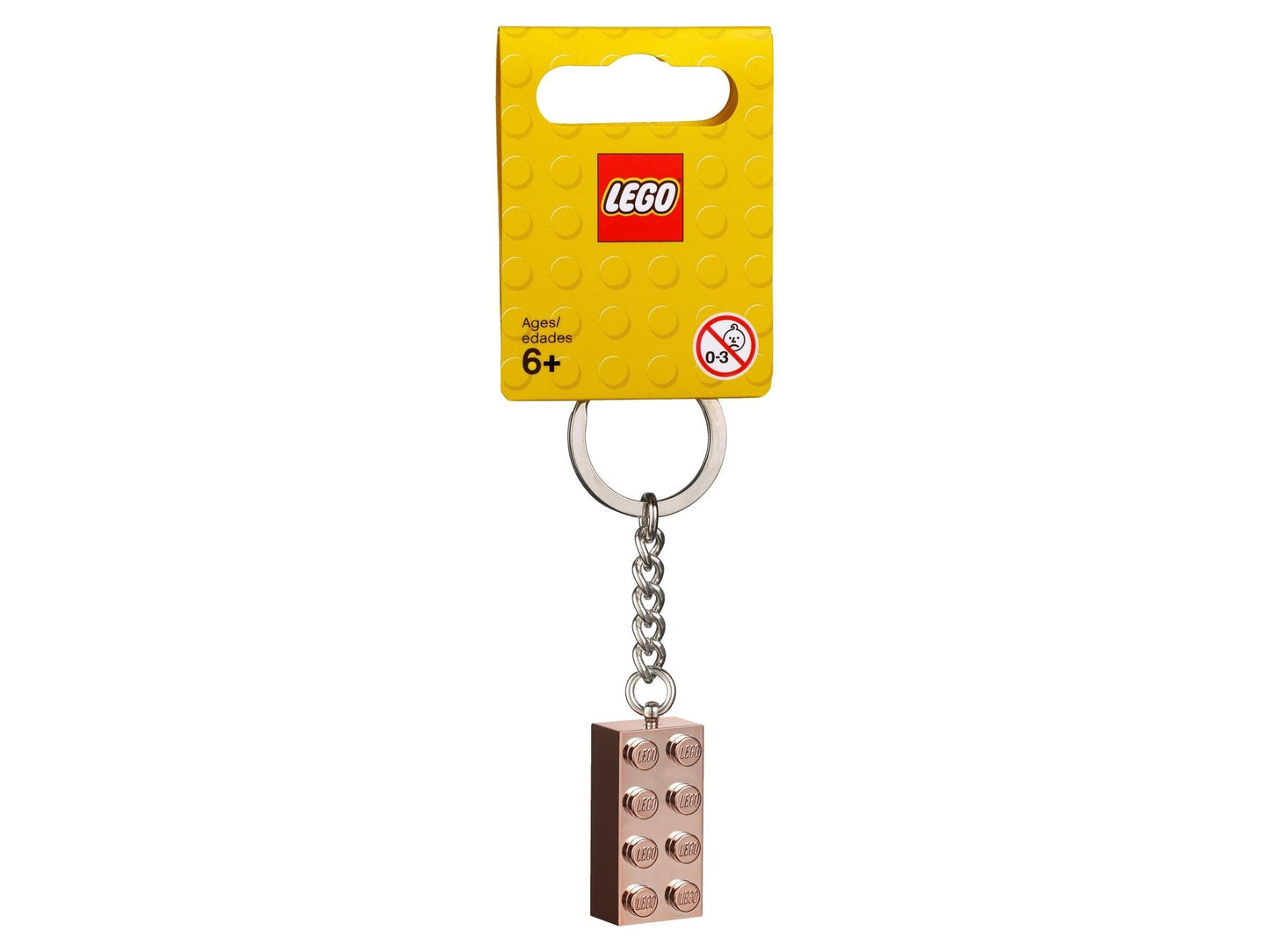 LEGO 2x4 Rose Gold Keyring 853793 Gear LEGO Gear @ 2TTOYS | Official LEGO shop😊🥰 LEGO €. 4.99