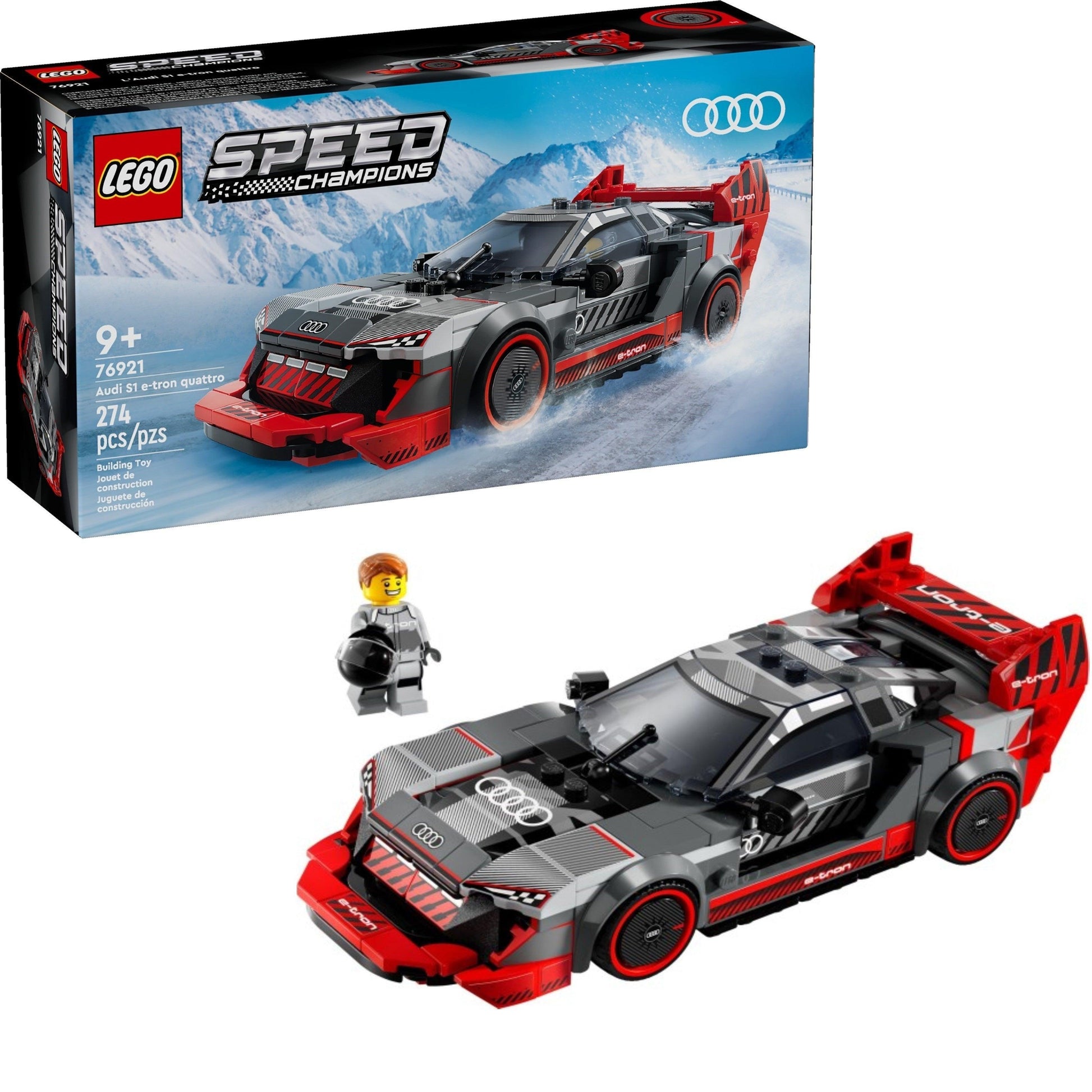 LEGO Audi S1 e-tron quattro racecar 76921 Speedchampions LEGO Speedchampions @ 2TTOYS | Official LEGO shop😊🥰 LEGO €. 26.99