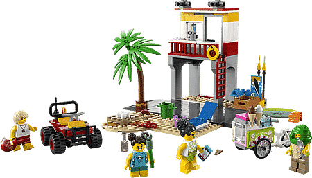 LEGO Beach Lifeguard Station 60328 City LEGO CITY GEWELDIGE VOERTUIGEN @ 2TTOYS LEGO €. 29.99