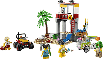 LEGO Beach Lifeguard Station 60328 City LEGO CITY GEWELDIGE VOERTUIGEN @ 2TTOYS | Official LEGO shop😊🥰 LEGO €. 29.99