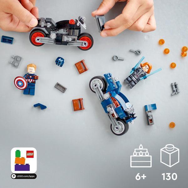 LEGO Black Widow & Captain America Motorcycles 76260 Marvel Superheroes LEGO SUPERHEROES @ 2TTOYS LEGO €. 15.99