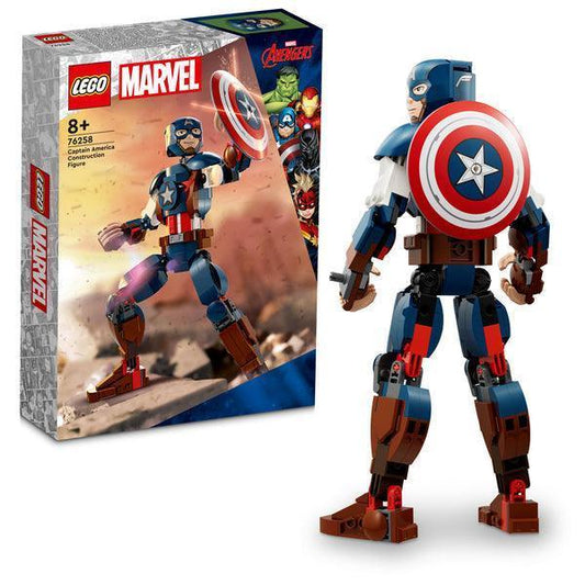 LEGO Captain America Construction Figure 76258 Marvel Superheroes LEGO SUPERHEROES @ 2TTOYS | Official LEGO shop😊🥰 LEGO €. 37.99