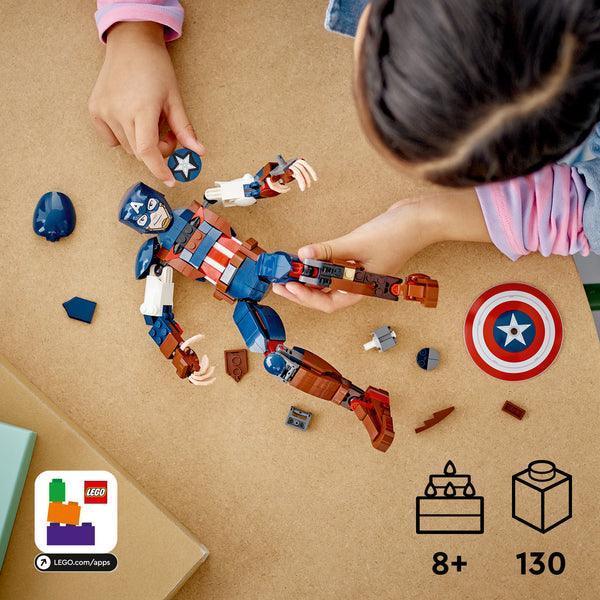 LEGO Captain America Construction Figure 76258 Marvel Superheroes LEGO SUPERHEROES @ 2TTOYS | Official LEGO shop😊🥰 LEGO €. 37.99