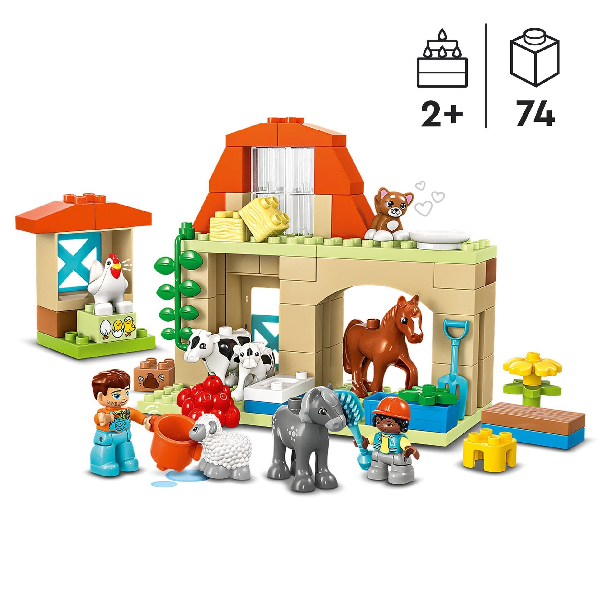 LEGO Caring for animals at the farm 10416 DUPLO LEGO DUPLO @ 2TTOYS LEGO €. 54.99