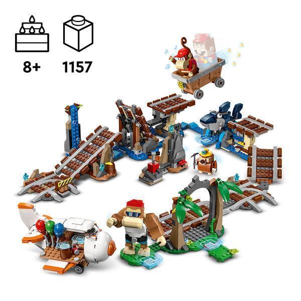 LEGO Diddy Kong's Mine Cart Ride Expansion Set 71425 SuperMario LEGO SUPERMARIO @ 2TTOYS | Official LEGO shop😊🥰 LEGO €. 88.98