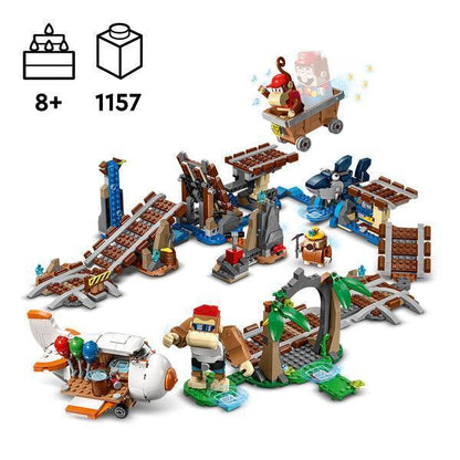 LEGO Diddy Kong's Mine Cart Ride Expansion Set 71425 SuperMario LEGO SUPERMARIO @ 2TTOYS | Official LEGO shop😊🥰 LEGO €. 88.98