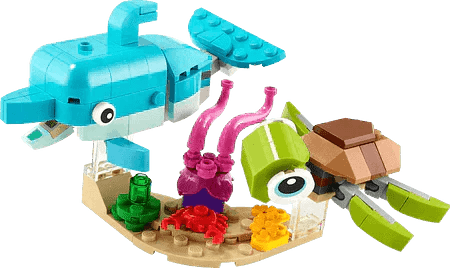 LEGO Dolphin and Turtle 31128 Creator 3-in-1 LEGO CREATOR @ 2TTOYS | Official LEGO shop😊🥰 LEGO €. 8.48