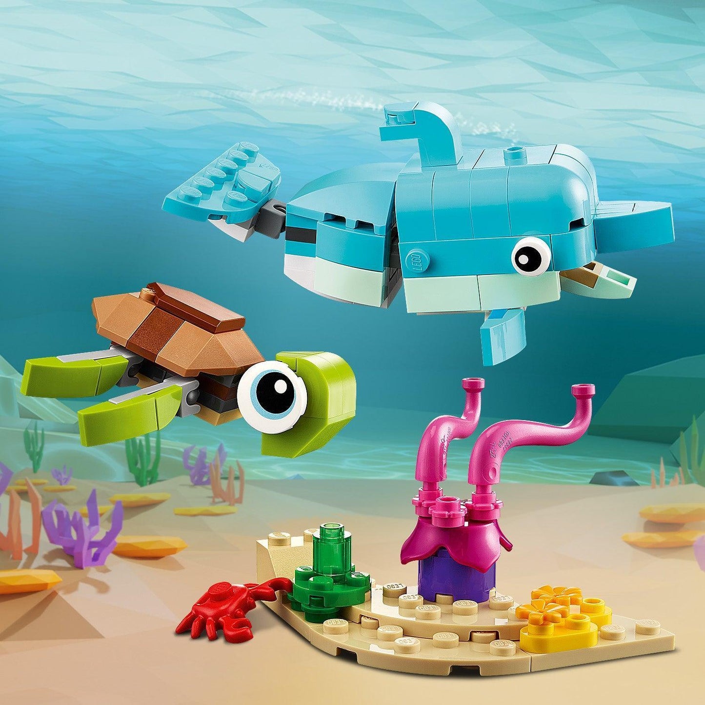 LEGO Dolphin and Turtle 31128 Creator 3-in-1 LEGO CREATOR @ 2TTOYS | Official LEGO shop😊🥰 LEGO €. 8.48