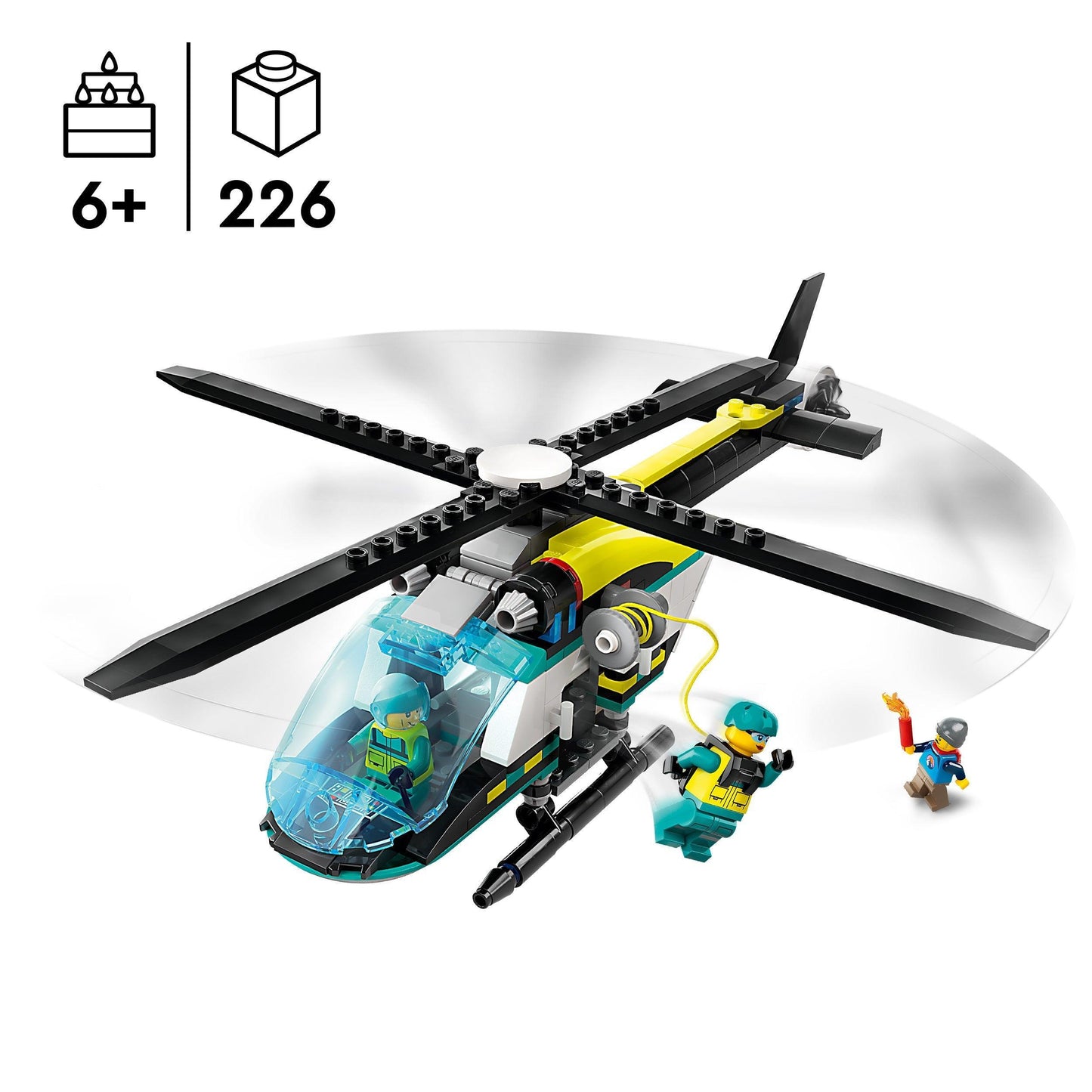 LEGO Emergency Rescue Helicopter 60405 City LEGO FRIENDS @ 2TTOYS | Official LEGO shop😊🥰 LEGO €. 19.99