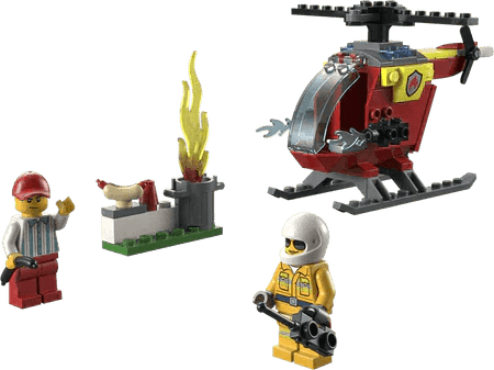 LEGO Fire Helicopter 60318 City LEGO CITY BRANDWEER @ 2TTOYS LEGO €. 9.99