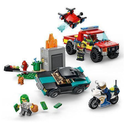 LEGO Fire Rescue & Police Chase 60319 City LEGO CITY BRANDWEER @ 2TTOYS LEGO €. 29.99