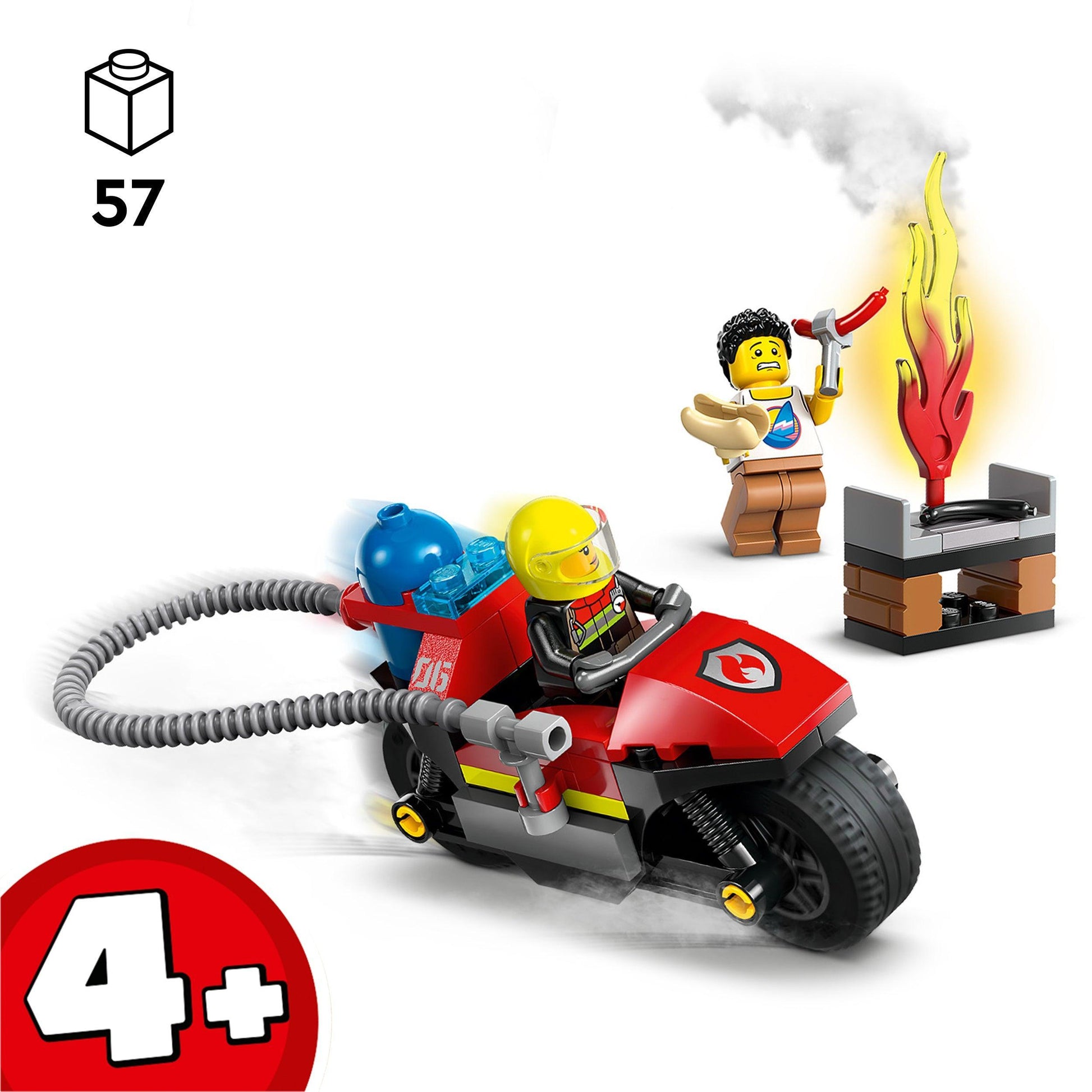 LEGO Fire rescue Motorcycle 60410 City LEGO CITY @ 2TTOYS | Official LEGO shop😊🥰 LEGO €. 9.99