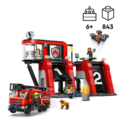 LEGO Fire Station with Fire Engine 60414 City LEGO CITY @ 2TTOYS LEGO €. 79.99