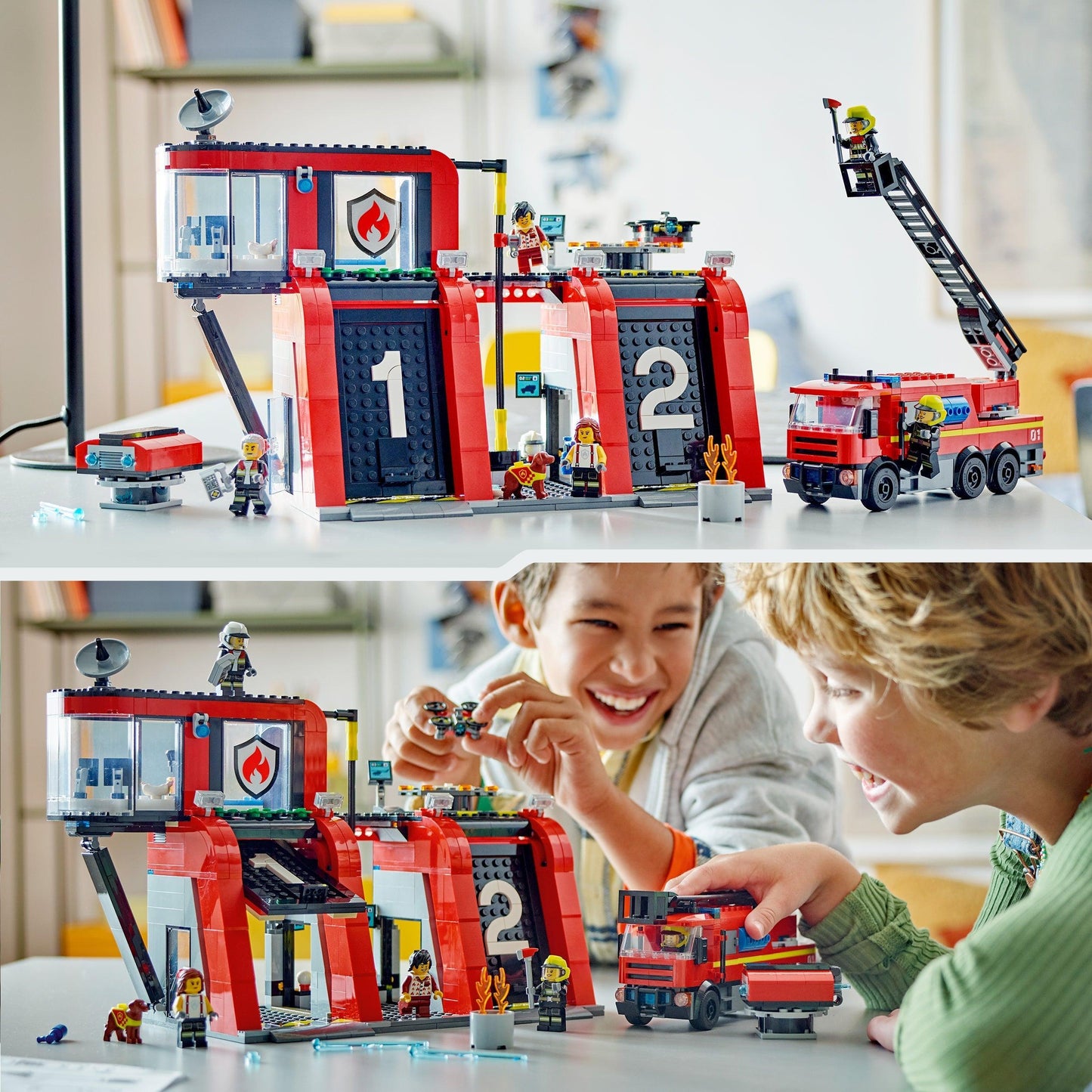 LEGO Fire Station with Fire Engine 60414 City LEGO CITY @ 2TTOYS | Official LEGO shop😊🥰 LEGO €. 79.99