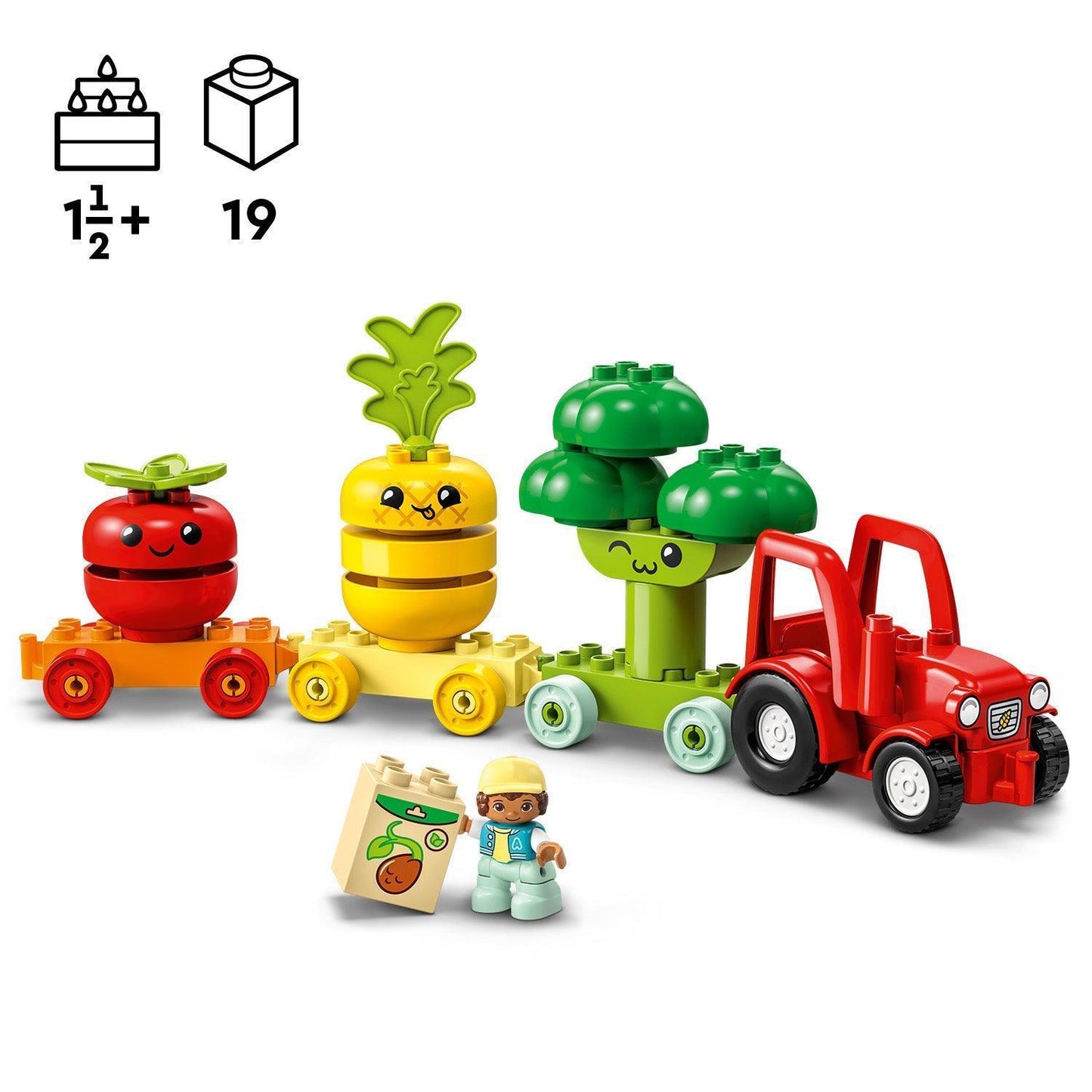 LEGO Fruit and Vegetable Tractor 10982 DUPLO LEGO DUPLO @ 2TTOYS | Official LEGO shop😊🥰 LEGO €. 19.99