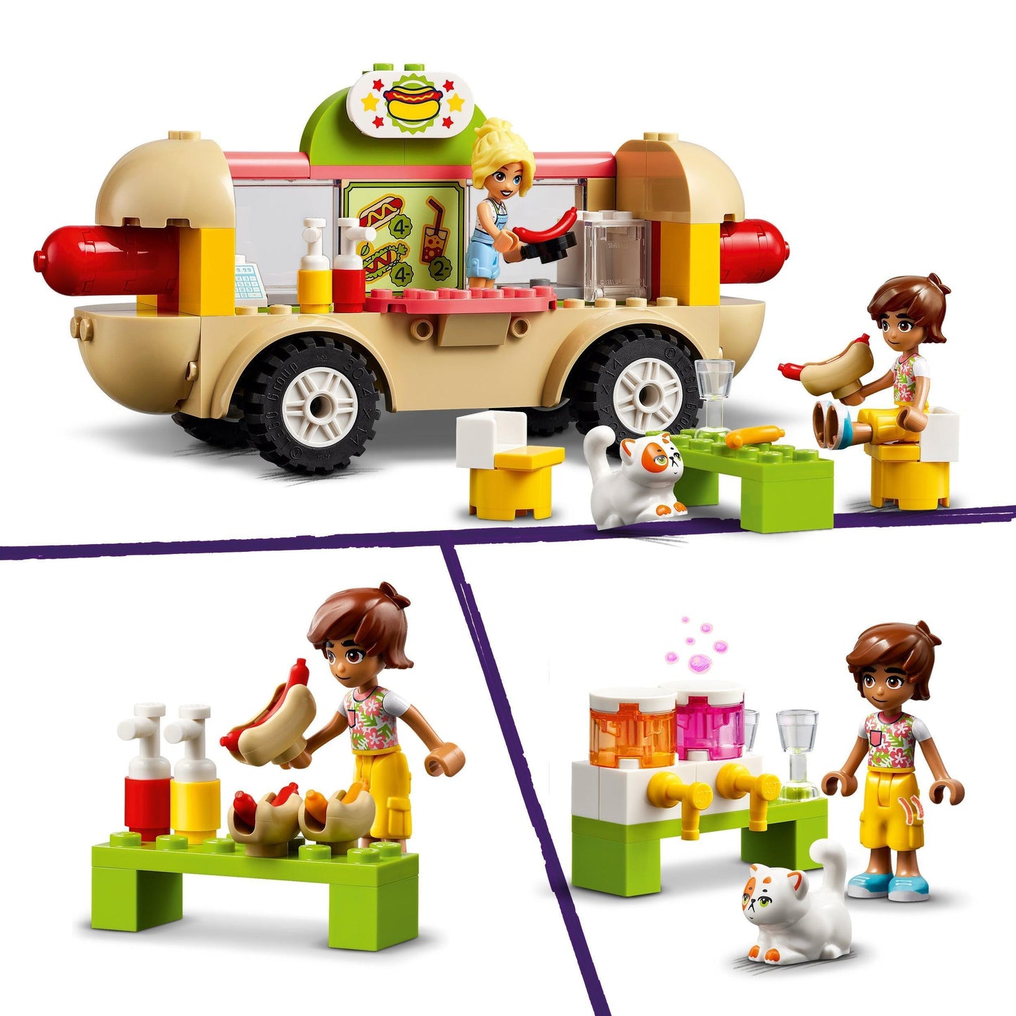 LEGO HotDog Food Truck 42633 Friends LEGO FRIENDS @ 2TTOYS | Official LEGO shop😊🥰 LEGO €. 29.99