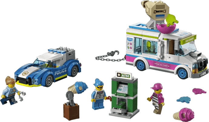 LEGO Ice Cream Truck Police Chase 60314 City LEGO CITY POLITIE @ 2TTOYS | Official LEGO shop😊🥰 LEGO €. 29.99