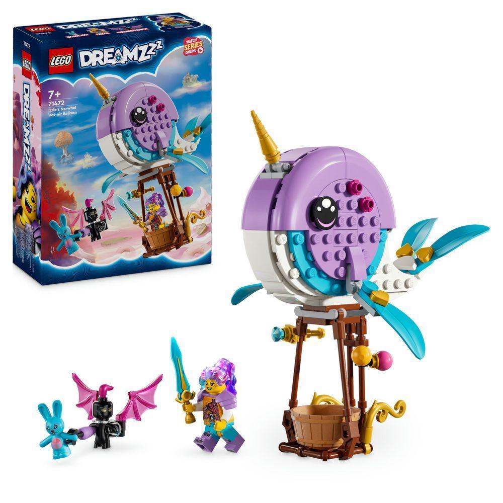 LEGO Izzie's Narwhal Hot-Air Balloon 71472 Dreamzzz LEGO DREAMZzz @ 2TTOYS | Official LEGO shop😊🥰 LEGO €. 14.99