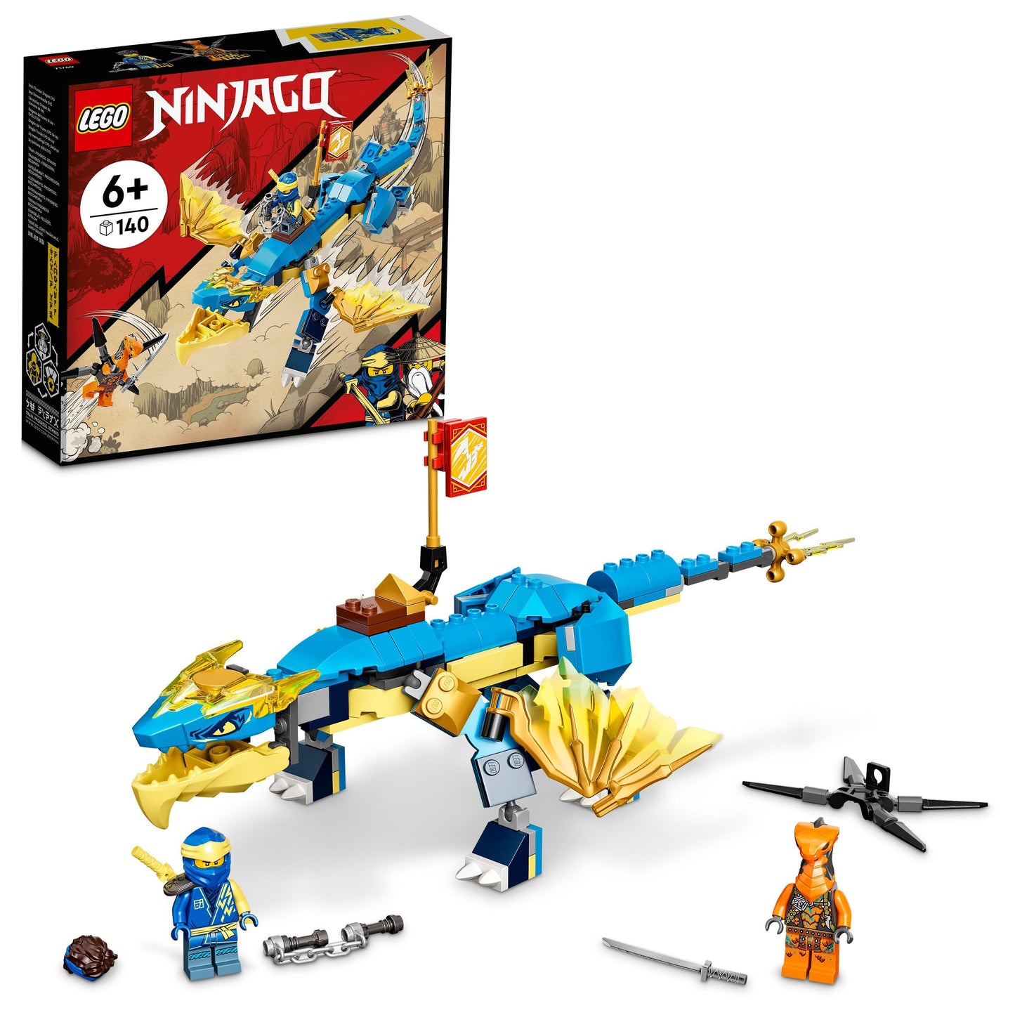 LEGO Jay's Thunder Dragon EVO 71760 Ninjago LEGO NINJAGO @ 2TTOYS | Official LEGO shop😊🥰 LEGO €. 16.98